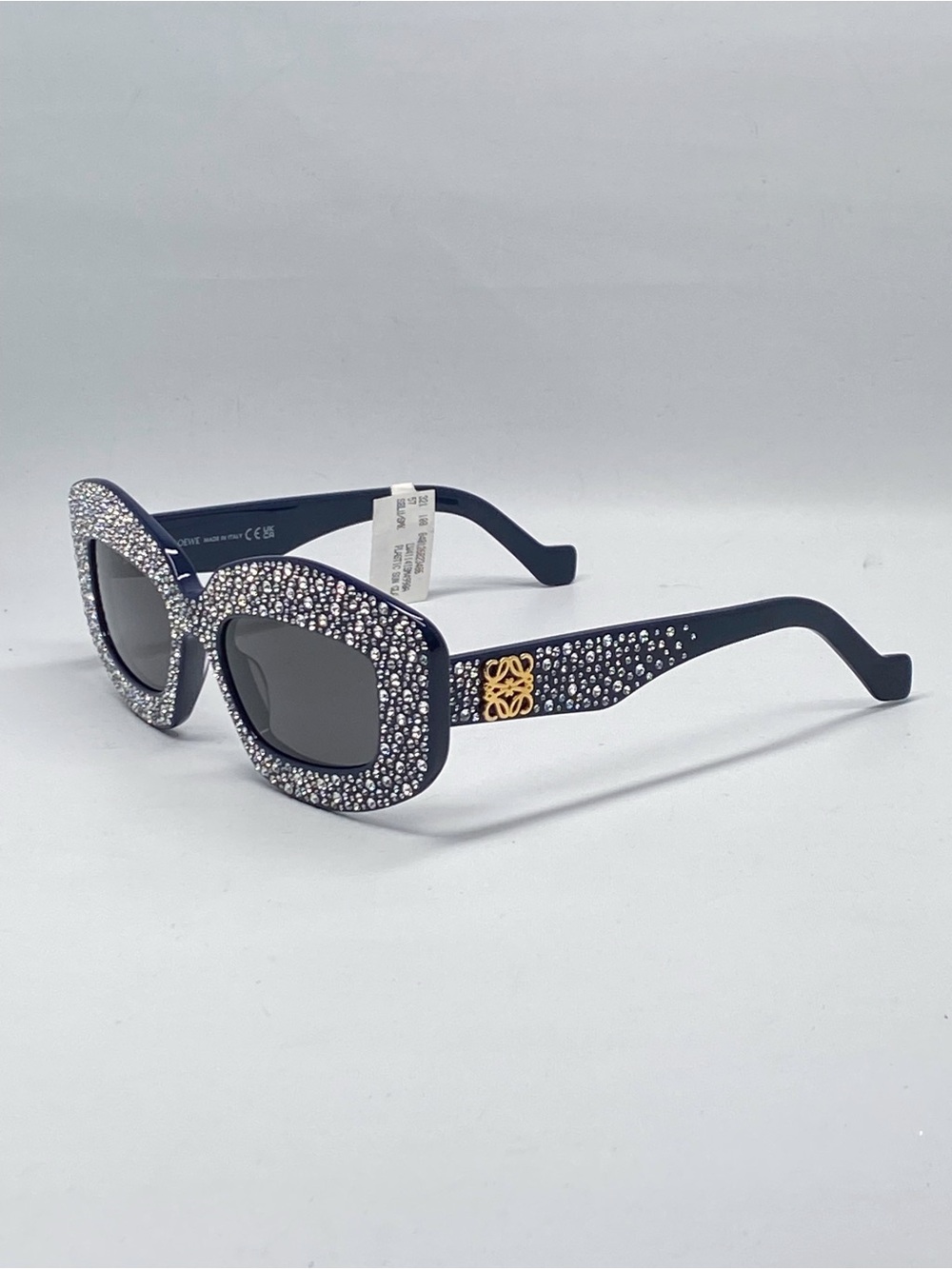 Loewe Starry Night Anagram Unisex Rectangular Sunglasses, 49mm
